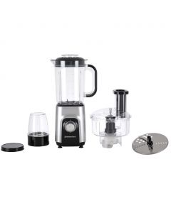 Westpoint WF-443 4 in 1 Juicer Blender Extra power Motor 550W Cleat Glass 1000ml container, Rubber feet for skid resistance - YZ International-1 (3 Months 0% Percent Profit Product Available On 48 Months Installment)
